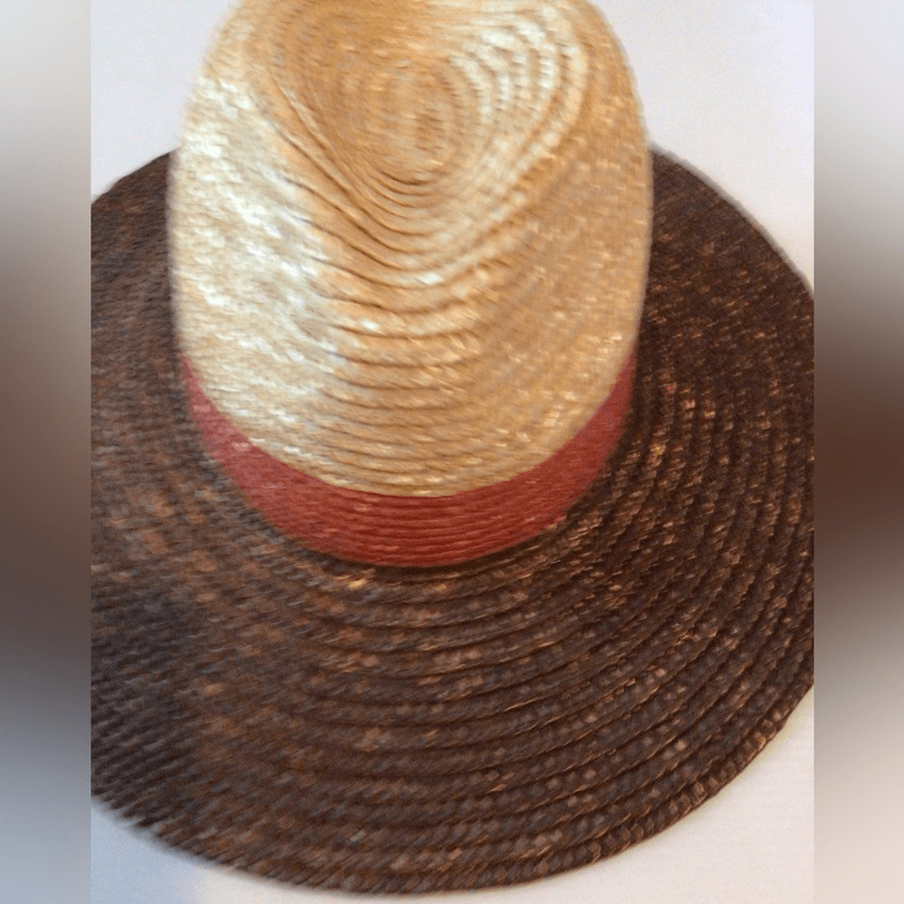 NeW ! Rare Wyeth Boho tri Straw Hat